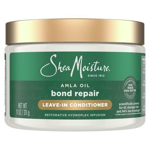 Sheamoisture Revitalisant Sans Rinçage Réparateur de Liaisons à l'Huile d'Amla Protège Contre les Dommages et Renforce les Liaisons Capillaires avec la Technologie Hydroplex et l'Huile d'Amla Pour Moins de Casse avec une Infusion Hydroplex Réparatrice 11