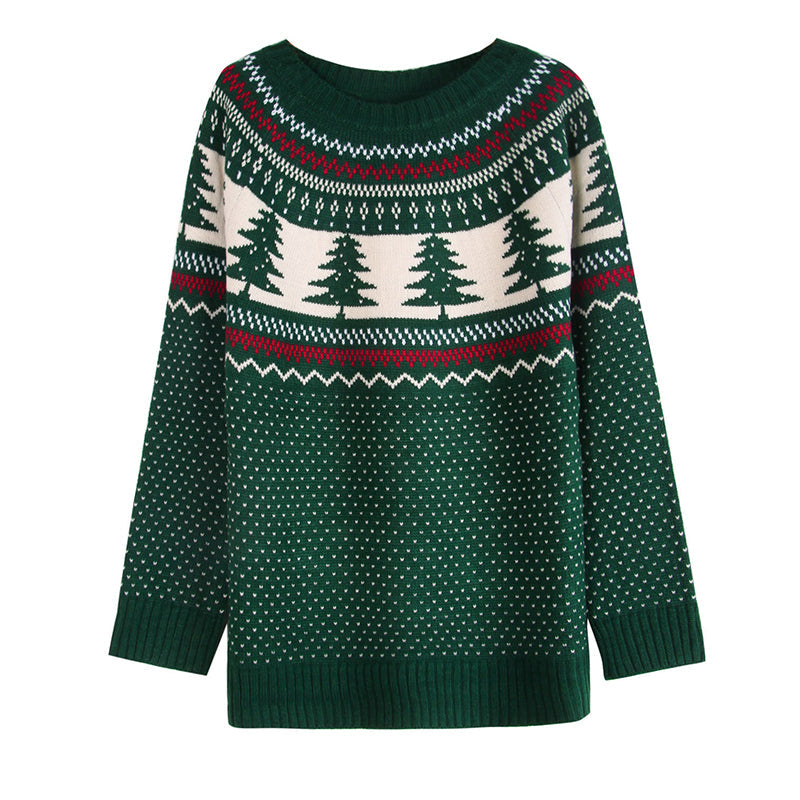 Pull décontracté femme à motif pin