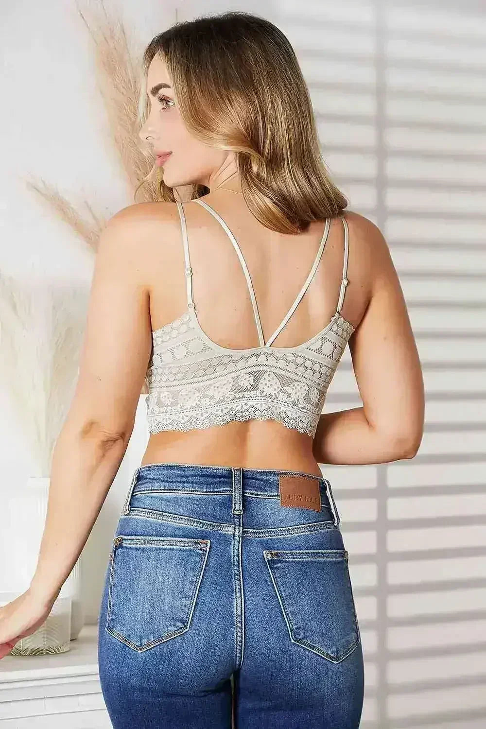 Soutien-gorge sans armature Sage JadyK Mallory en dentelle - Design sexy à double bretelle | Femstylo