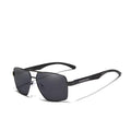 Lunettes de soleil de luxe modernes en aluminium de haute qualité pour hommes, verres polarisés, branches de marque, lunettes de soleil miroir, Oculos de sol avec protection UV400