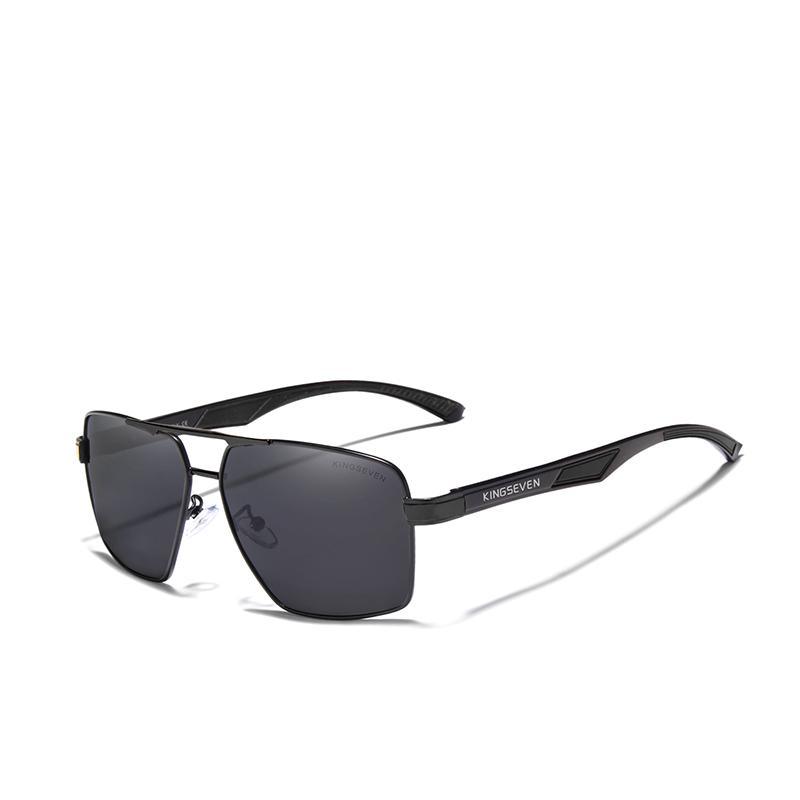 Lunettes de soleil de luxe modernes en aluminium de haute qualité pour hommes, verres polarisés, branches de marque, lunettes de soleil miroir, Oculos de sol avec protection UV400