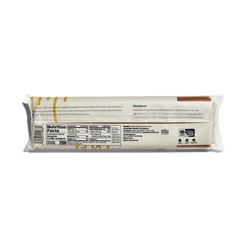 Whole Foods Market, Spaghettis de blé entier biologiques, 453 g