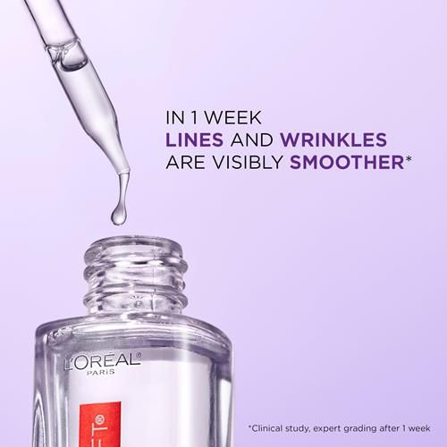 Sérum visage Revitalift 1,5 % acide hyaluronique pur de L'Oréal Paris, hydrate et réduit les rides, sans parfum, 30 ml