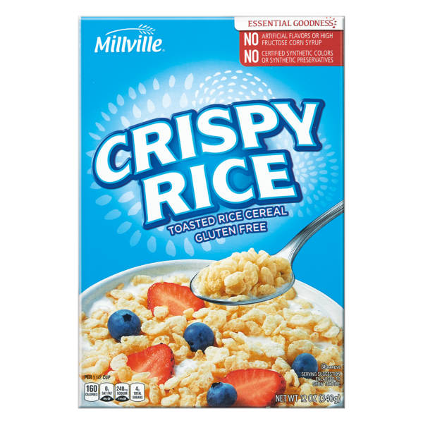 Céréales de riz croustillant Millville, 340 g