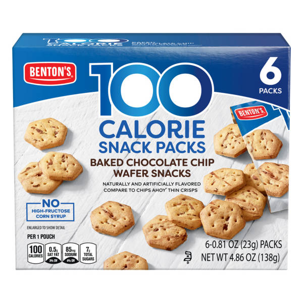 Benton's Chocolate Chip 100 Calorie Snack Packs, 6 count
