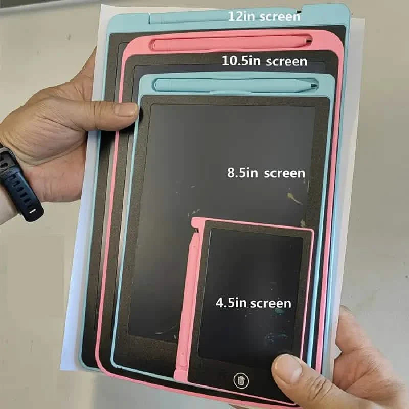 Tablette d'écriture numérique LCD avec stylet – Tableau de griffonnage et de dessin effaçable et réutilisable