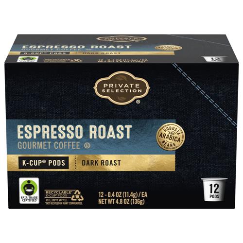 Café Privilèges Collection Espresso Torréfaction foncée en capsules 12 unités