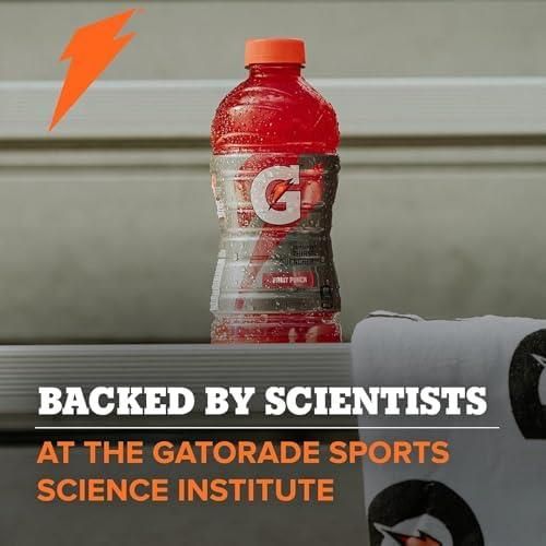 Boisson énergisante Gatorade Thirst Quencher, Cool Blue, Bouteilles de 591 ml, Paquet de 8, Électrolytes pour la réhydratation
