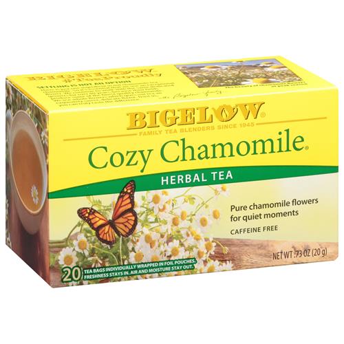 Bigelow, thé à la camomille Cozy (sans caféine), 20 sachets