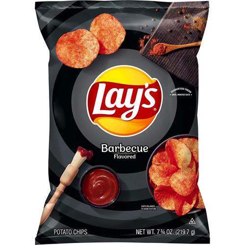 Croustilles Lays, saveur barbecue, 7,75 oz