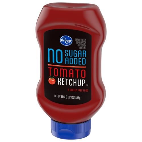 Ketchup aux tomates sans sucre ajouté Kroger 538 g