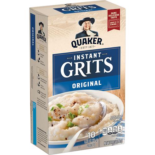Quaker Instant Grits, Original, Sachets de 28 g (Paquet de 10)