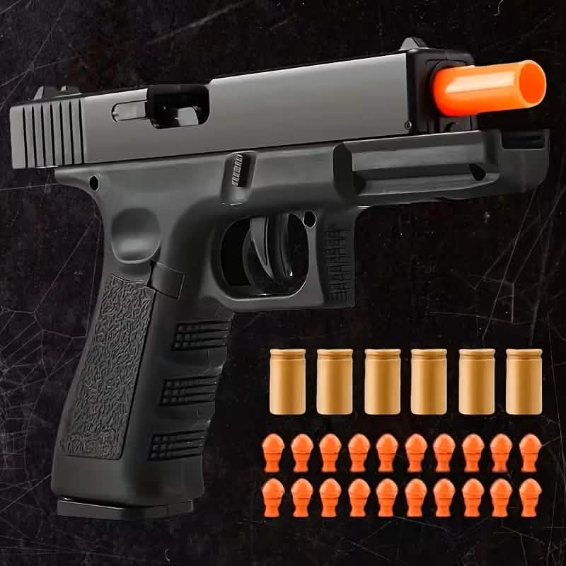Pistolet à balles en mousse semi-automatique pour enfants (8 ans et +)