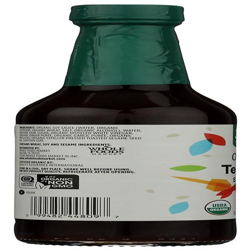 Sauce Teriyaki Biologique Whole Foods Market, 10 oz