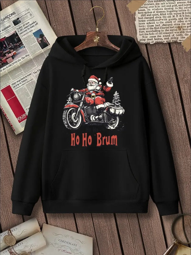 Sweat à capuche Cyberpunk de Noël – Pull graphique rétro drôle