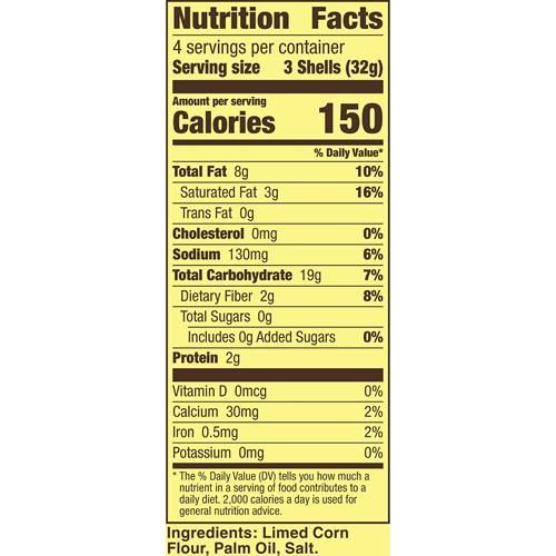Old El Paso Tacos Croquants, Sans Gluten, 12 unités, 130 g.