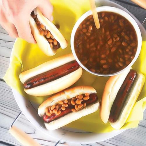 Fèves au lard maison Bush's Best, source de protéines végétales et de fibres, faible en gras, sans gluten, 235 g