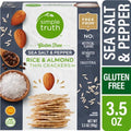 Simple Truth Craquelins croustillants aux amandes sans gluten, sel marin et poivre 99 g
