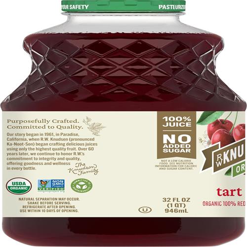 Jus de cerises acides bio R.W. Knudsen Family, 946 ml
