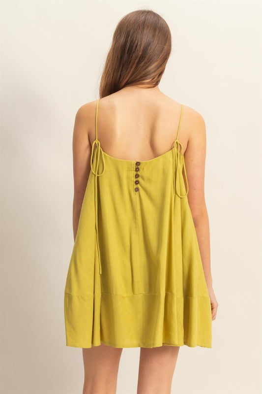 Nouvelle Robe Courte d'Été Trapèze Fluide à Bretelles et Poches pour Femme – Robe Décontractée et Chic à Bretelles Fines avec Poches Fonctionnelles pour un Look Estival Décontracté