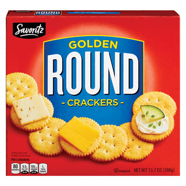 Biscuits salés Savoritz Golden Round, 388 g