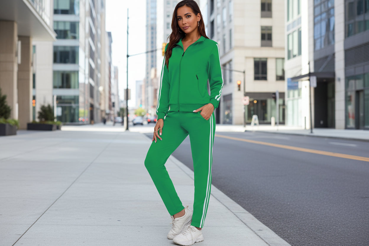 Ensemble de survêtement femme imprimé, avec sweat à capuche à manches longues