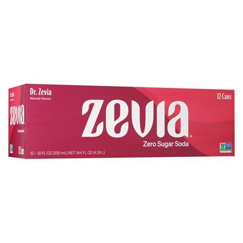 Zevia Soda Zéro Sucre, Dr. Zevia, Canettes de 355 ml (Paquet de 12)