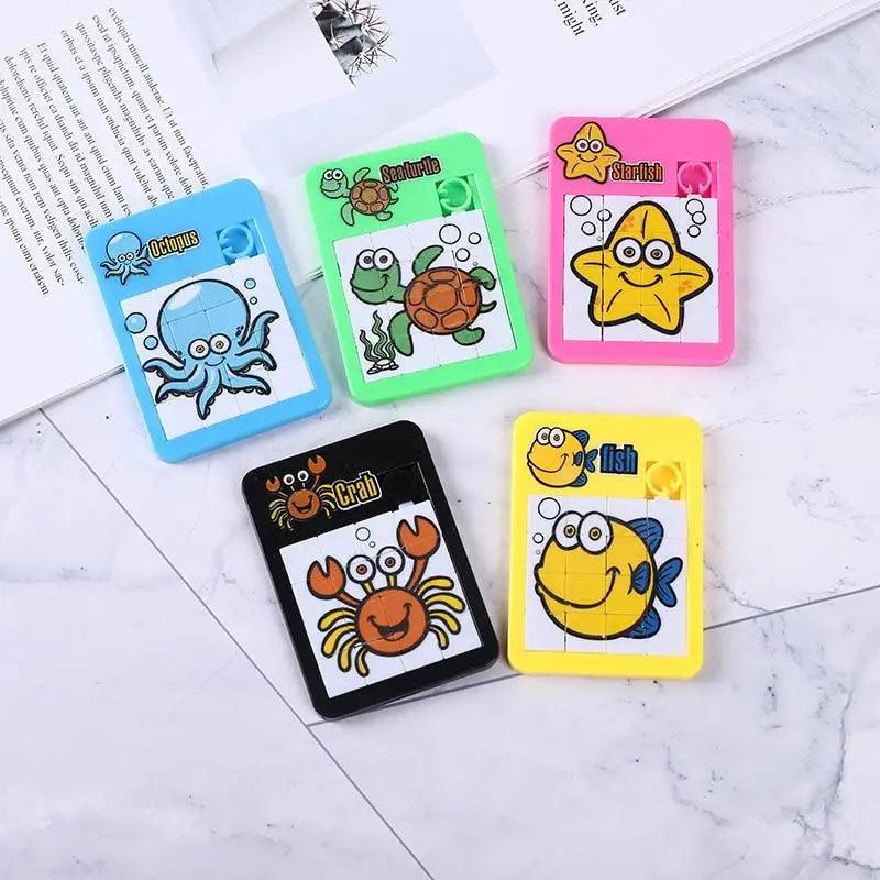Jouet Éducatif Précoce Développement Numérique pour Enfants 1-16 Animaux Dessins Animés Puzzle Jeux Jouets