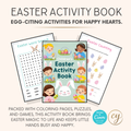 Cahier d'activités de Pâques pour enfants | 50 pages | Imprimable