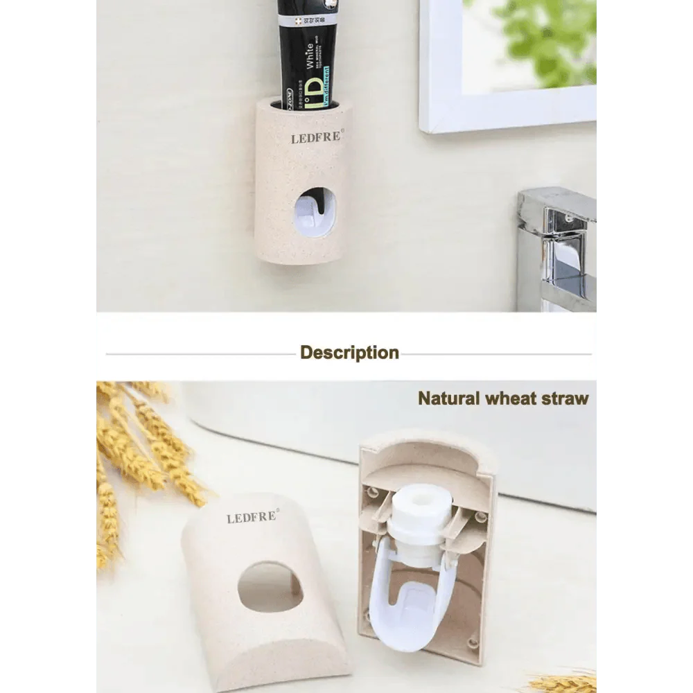 Distributeur de dentifrice Easy Home, presse-tube, porte-brosse à dents mural, accessoires de salle de bain