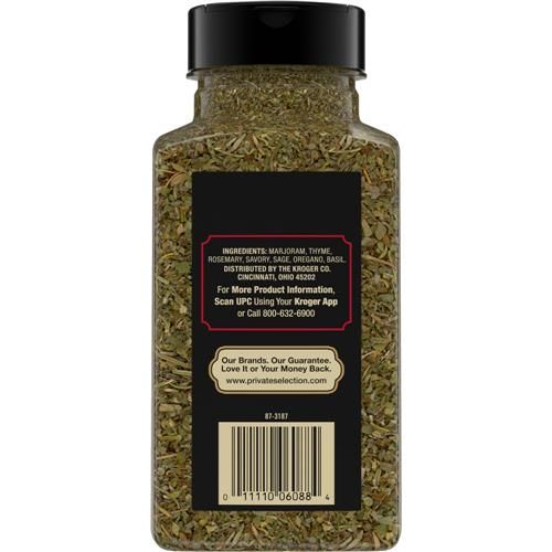Assaisonnement italien salé et épicé Private Selection 3,9 oz