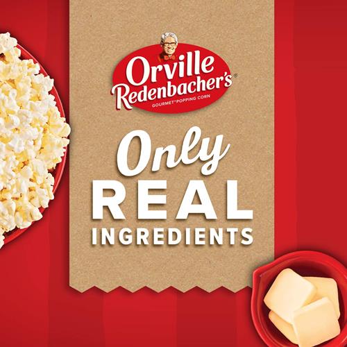 Orville Redenbachers Popcorn pour micro-ondes, saveur beurre de cinéma, 93 g, paquet de 3