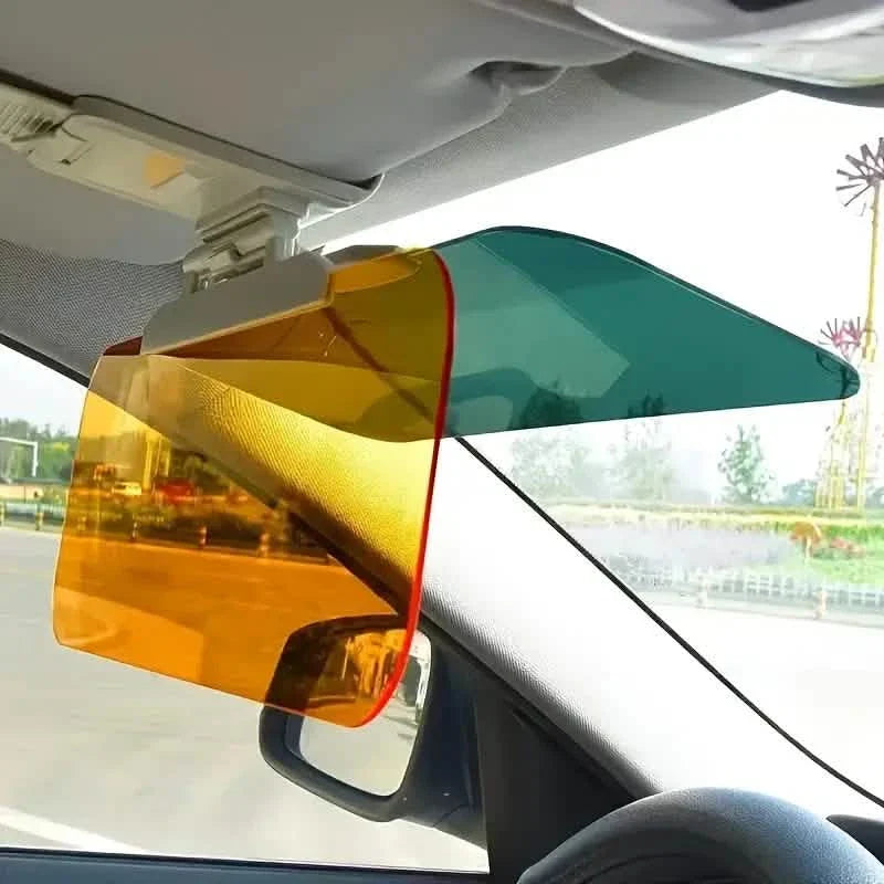 Pare-soleil de voiture double usage – Anti-reflet polarisé jour et nuit, résistant aux UV