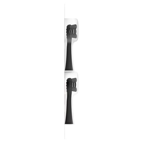 Têtes de rechange pour brosse à dents électrique au charbon actif 360 de Colgate, compatibles avec toute brosse à dents à pile 360, dotées de poils souples et d'un polissoir en caoutchouc sur chaque tête de rechange, paquet de 2