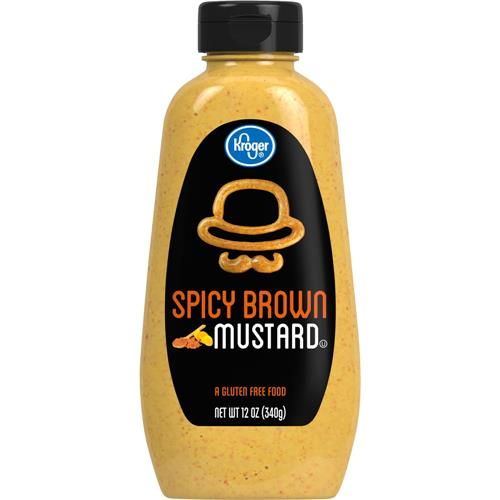 Kroger Moutarde brune épicée 340 g