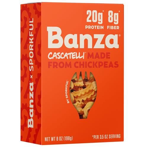 Banza Cascatelli Pâtes de pois chiche - Sans gluten, riches en protéines et à faible teneur en glucides - 227 g