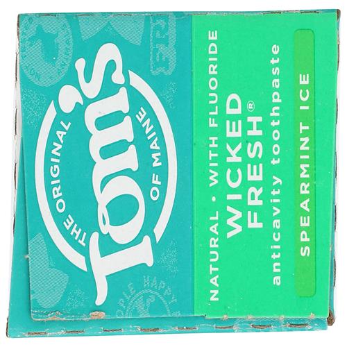 Dentifrice Toms Of Maine Wicked Fresh Spearmint Ice au fluor, 113 g