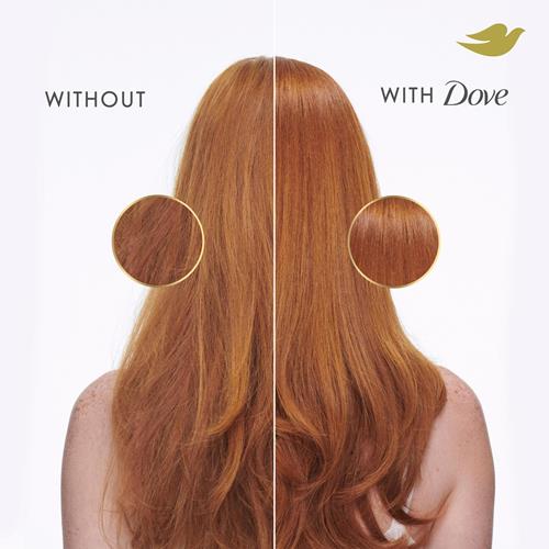 Dove Shampoo Réparation Intensive Pour Cheveux Abîmés Avec Technologie Bio-Protein Care Et Sérum Amino 12 Fl Oz