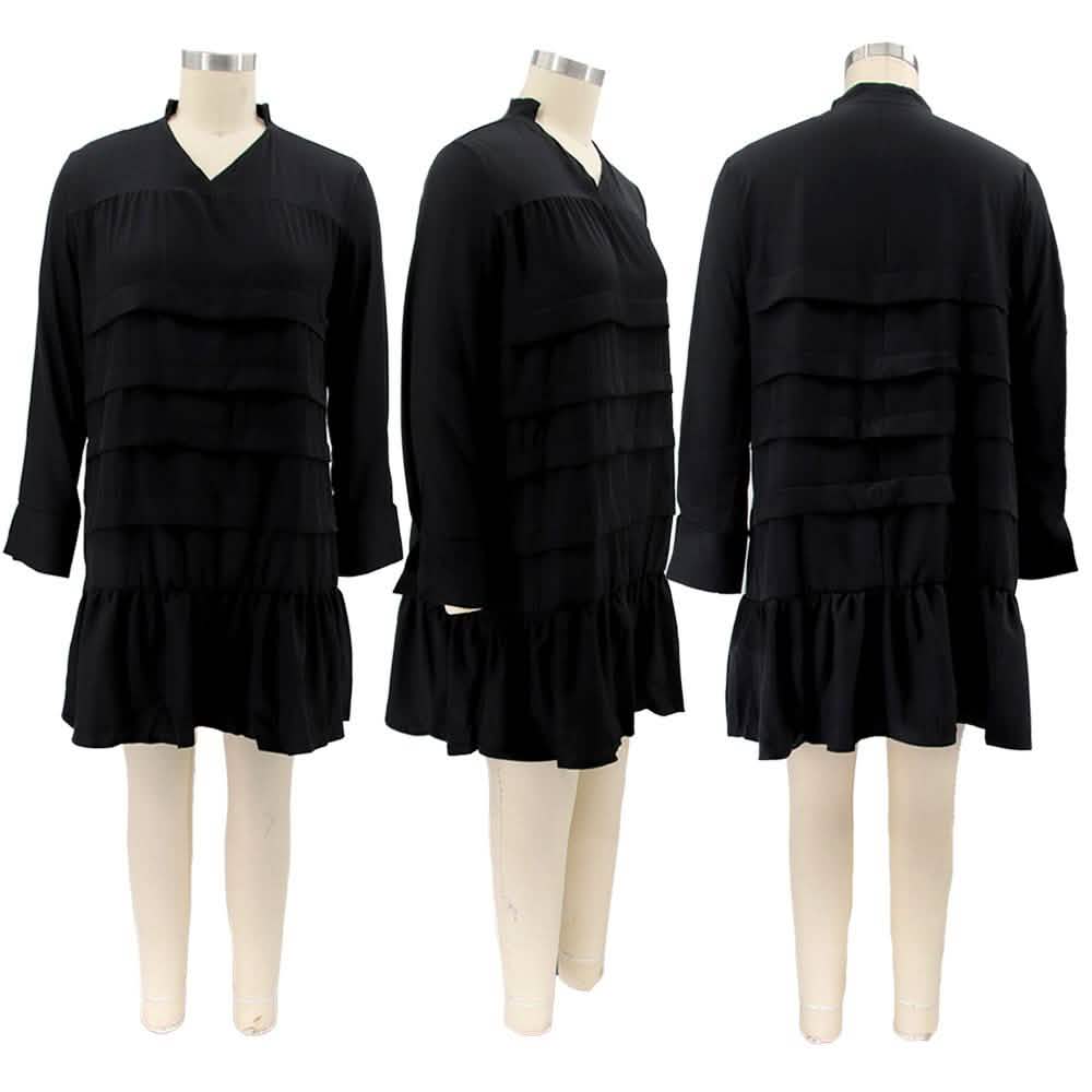 Robe mi-longue ample pour femme Echoine