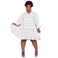 Robe mi-longue ample pour femme Echoine