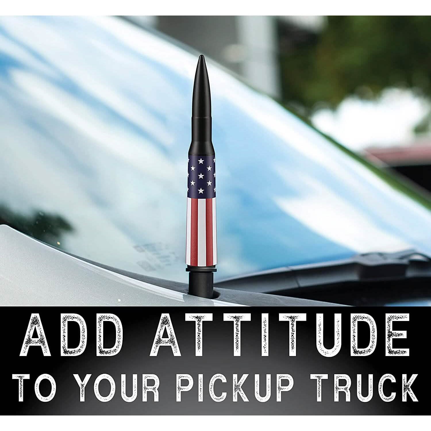 Antenne de remplacement EcoAuto Badass compatible avec tous les camions Chevy et GMC