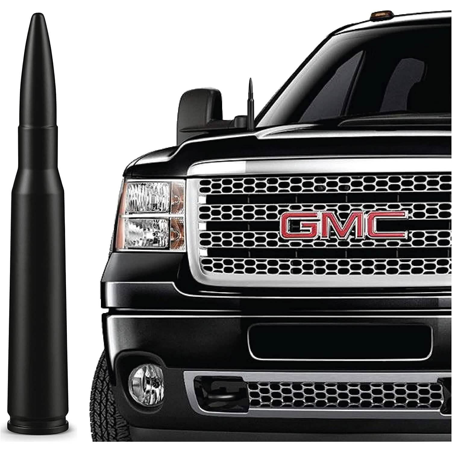 Antenne de remplacement EcoAuto Badass compatible avec tous les camions Chevy et GMC