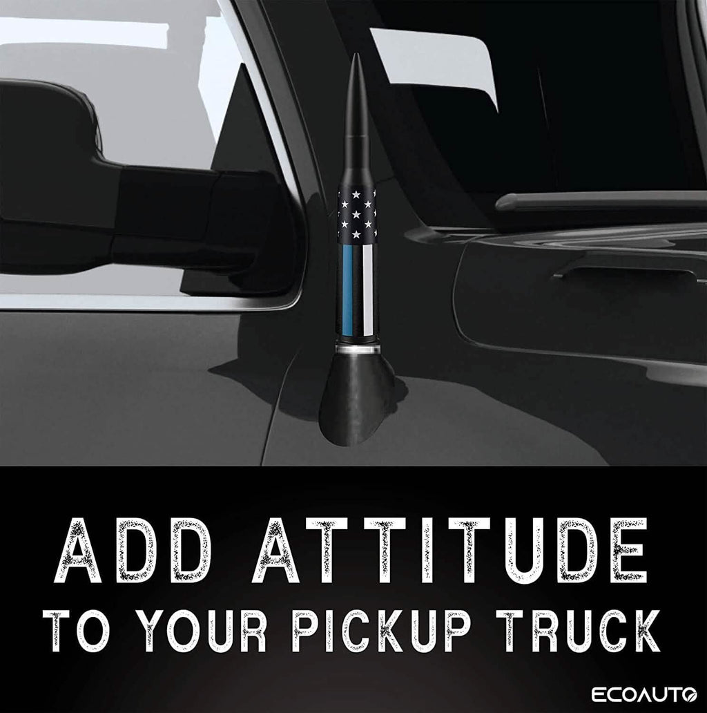 Antenne de remplacement EcoAuto Badass compatible avec tous les camions Chevy et GMC