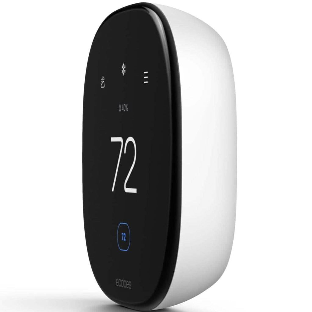 Thermostat intelligent ecobee optimisé - Thermostat Wi-Fi programmable - Fonctionne avec Siri, Alexa, Google Assistant - Certifié Energy Star - Maison intelligente (Reconditionné)