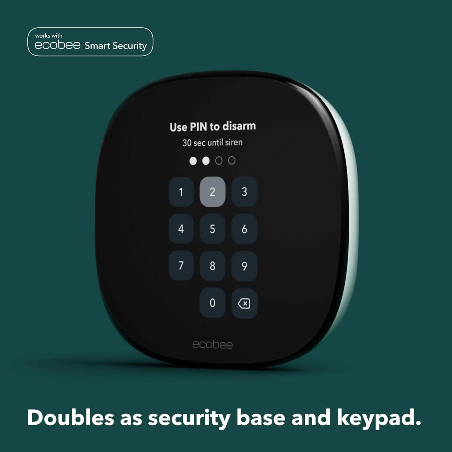 Thermostat intelligent ecobee optimisé - Thermostat Wi-Fi programmable - Fonctionne avec Siri, Alexa, Google Assistant - Certifié Energy Star - Maison intelligente (Reconditionné)