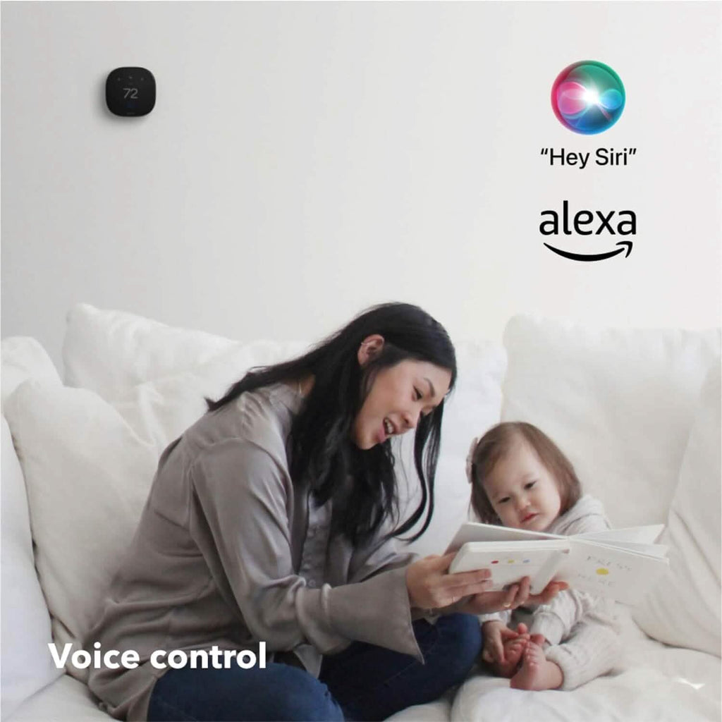 Thermostat intelligent Premium ecobee neuf avec capteur intelligent et moniteur de qualité de l'air (Reconditionné)