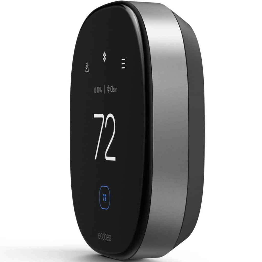Thermostat intelligent Premium ecobee neuf avec capteur intelligent et moniteur de qualité de l'air (Reconditionné)