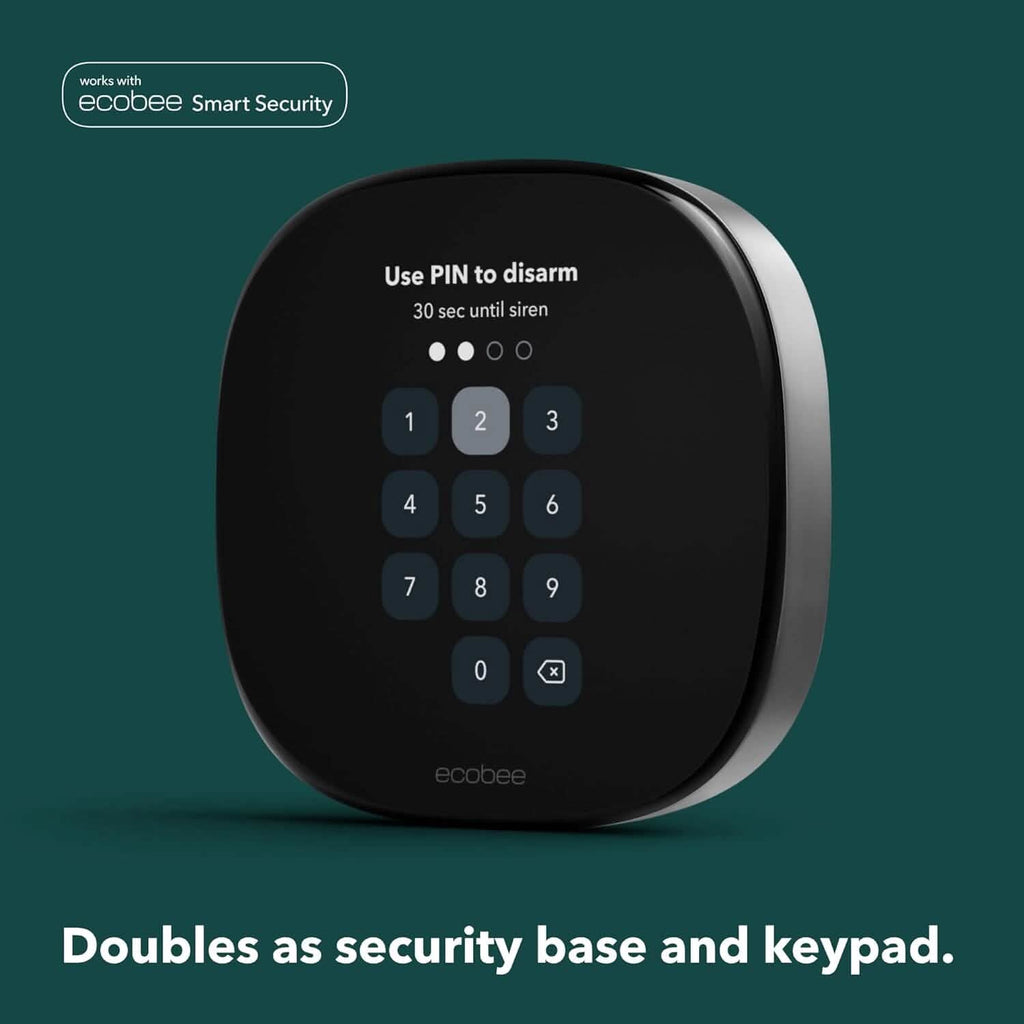 Thermostat intelligent Premium ecobee neuf avec capteur intelligent et moniteur de qualité de l'air (Reconditionné)