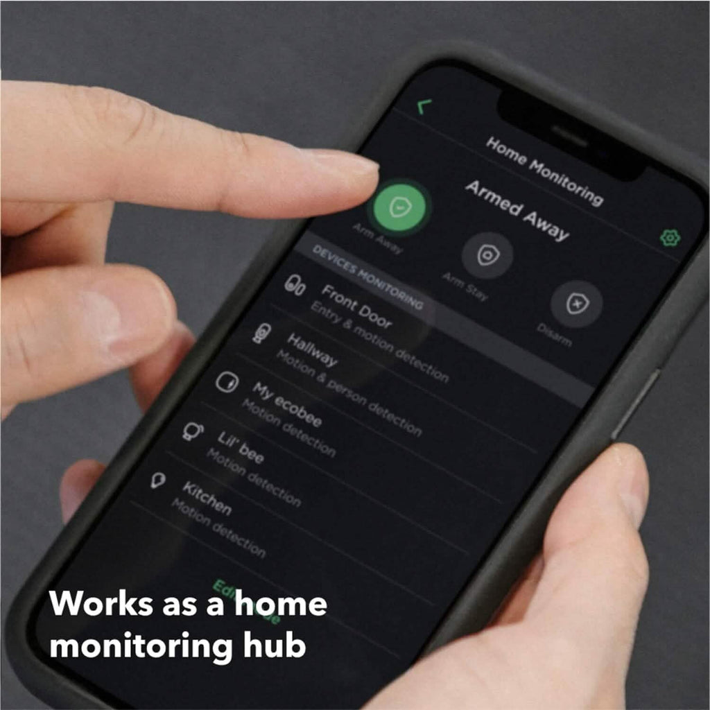 Thermostat intelligent Premium ecobee neuf avec capteur intelligent et moniteur de qualité de l'air (Reconditionné)