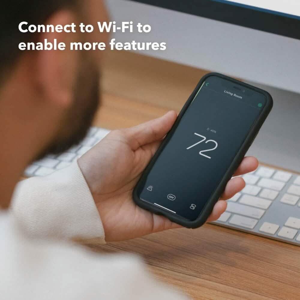 Thermostat intelligent Premium ecobee neuf avec capteur intelligent et moniteur de qualité de l'air (Reconditionné)